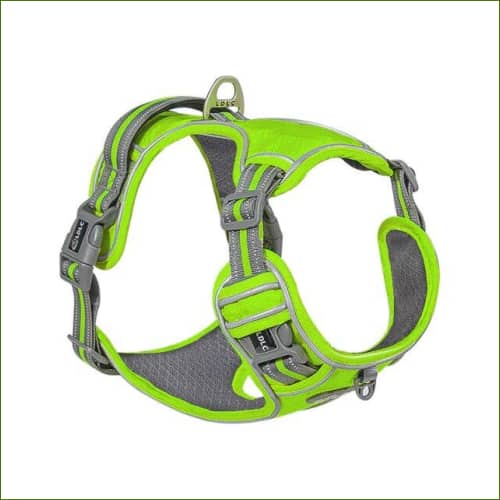 Harnais Anti Traction Pas Cher Avec Poignée Adapté Aux Grands Chiens Vert / S