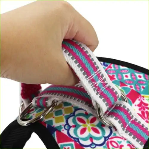 Harnais de promenade pour chien au design fantaisie ajustable et rembourré harnais pour chiens
