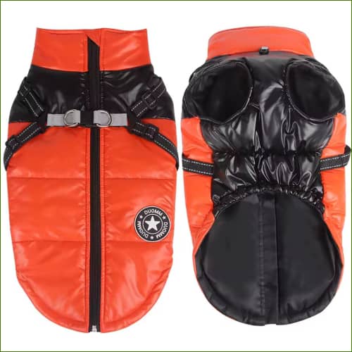 Manteau Harnais Pour French Bouledogue Rouge / S