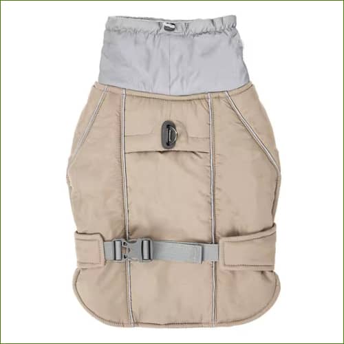 Manteau Pour Jack Russel Modèle Imperméable Et Réfléchissant Beige / S