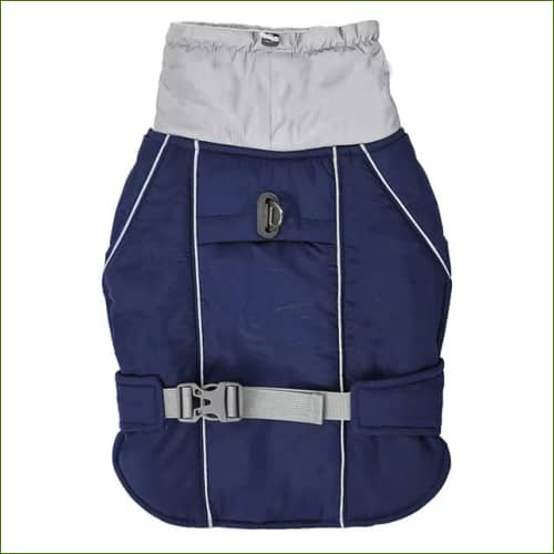 Manteau Pour Jack Russel Modèle Imperméable Et Réfléchissant Bleu / 3X