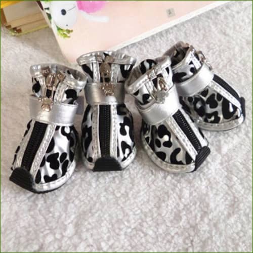 Bottines pour chiens Argent / 1