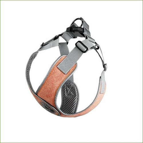 Harnais pour teckel COMFORT X ajustable et confortable - Orange / S-PEPERE SHOP