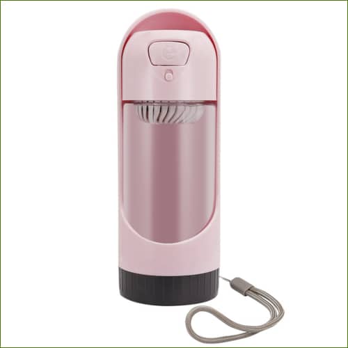 Gourde Portable Pour Chien 300 Ml Petlove Rose / 300Ml