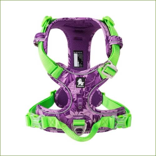Harnais border collie anti traction Camouflage Purple / XL