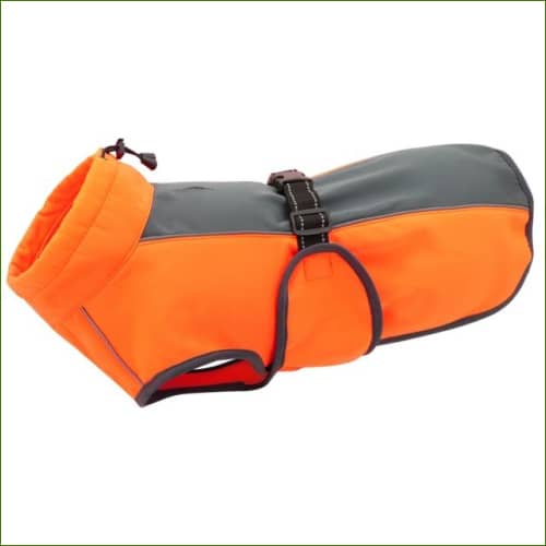 Imper Pour Chien Rembourré Et Réfléchissant - Labradors Berger Allemands Orange / M