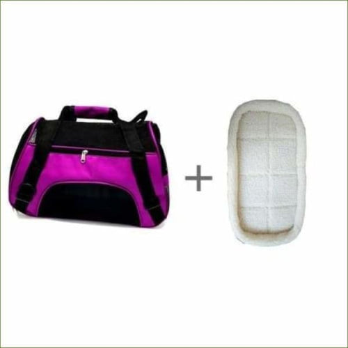 purple Wool mat / 53x26x36cm