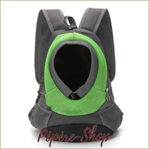 Sac ventral pour chien pas cher avec lanières renforcées - VERT / L-PEPERE SHOP