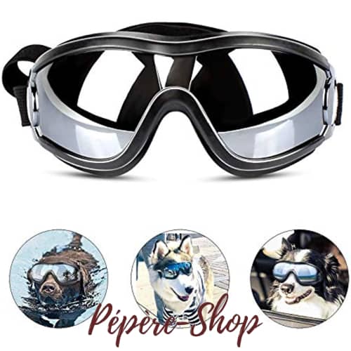 Casquette De Baseball Et Lunettes De Soleil Pour Chien - Ensemble Réglable En Silicone - Protection Solaire Pour Petits Et Moyens Chiens