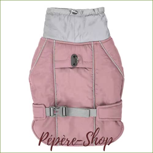 Manteau Pour Jack Russel Modèle Imperméable Et Réfléchissant Rose / 3Xl