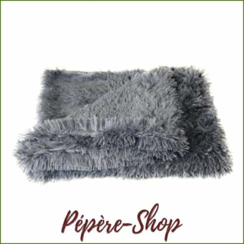 Plaid pour chien pas cher - modèle lavable - Gris foncé / S-PEPERE SHOP