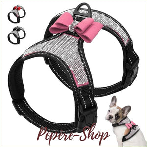 Harnais strass pour chien MIDOG - -PEPERE SHOP