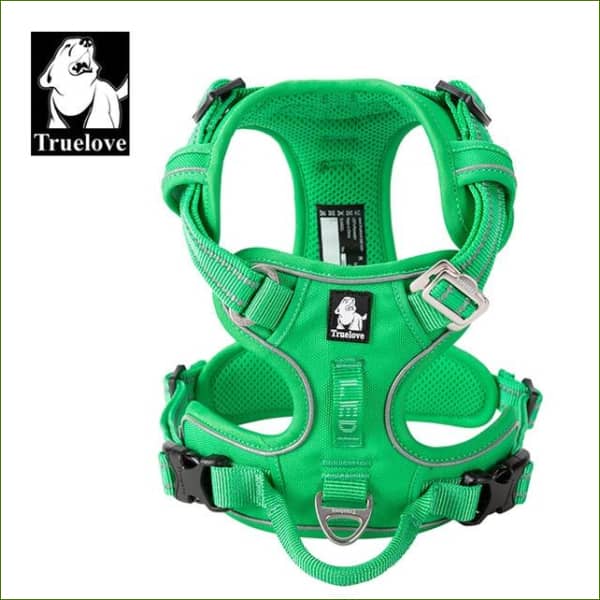  Harnais avec boucles duraflex TRUE LOVE vert / XL