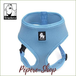 Harnais TRUELOVE pour petit chien , gilet coloré de traction - Bleu / L-PEPERE SHOP