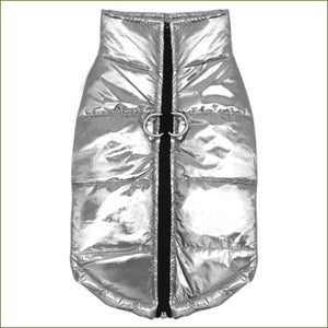 Manteaux chic manches courtes pour bouledogues Argent / XL/
