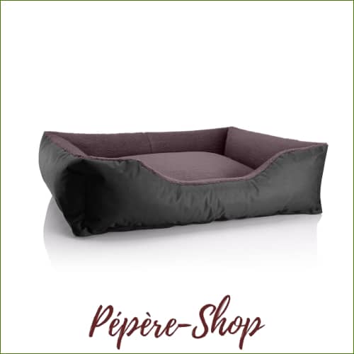 Panier chien confortable, lavable et spacieux - Noir / S-PEPERE SHOP