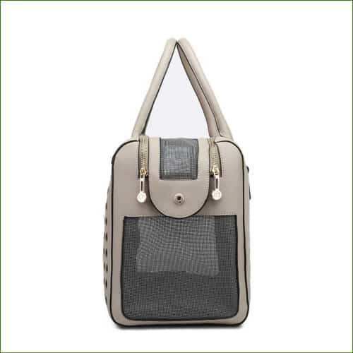 Sac transport pour chihuahua chic et cosy, en cuir PEPERE SHOP
