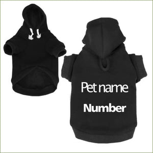 Sweat à capuche personnalisé en coton Noir / M/