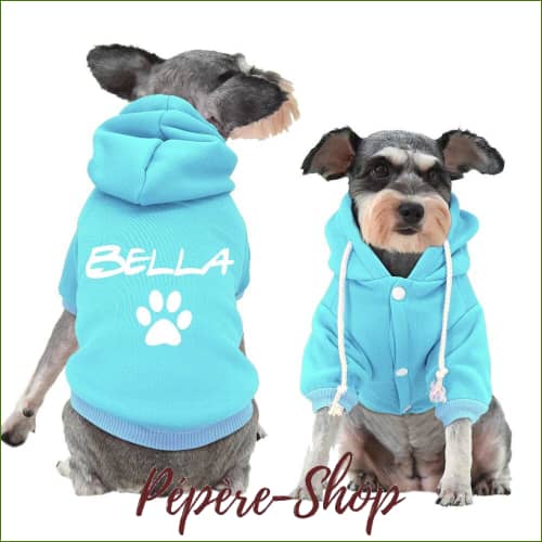 Sweat Personnalisable Pour Petit Chien Avec Capuche - PEPERE SHOP