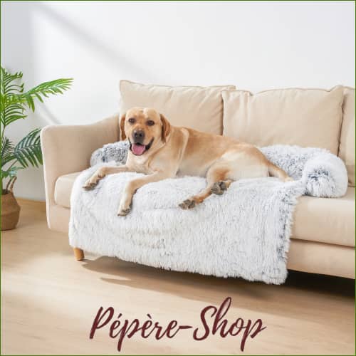 Tapis Canin Douillet En Peluche Protège-Canapé