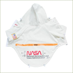 Veste de pluie pour chien imperméable et coupe vent Blanc / S/